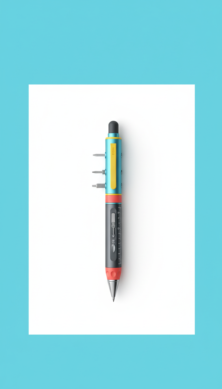 Multi-Tool Pen with Stylus Tip
